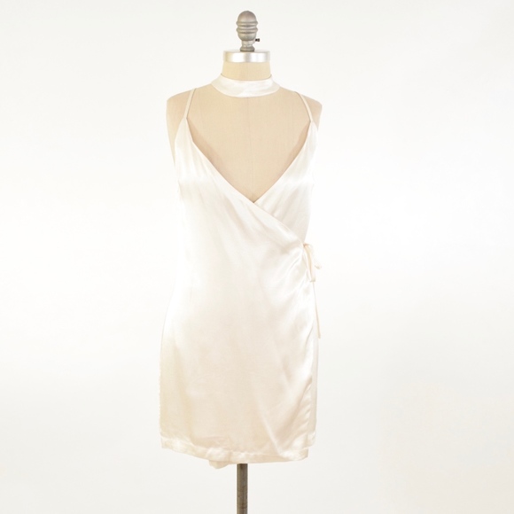 NWOT Endless Rose Satin Slip Dress - Picture 3 of 8